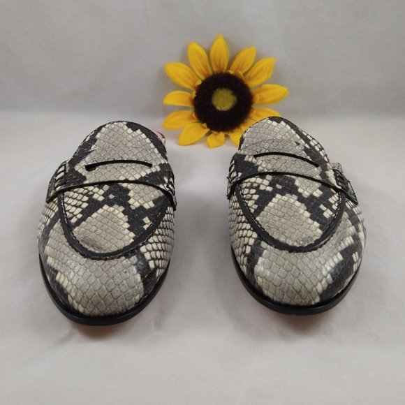 J.Crew Womens Academy Snake Leather Penny Loafers 6 - Picture 8 of 16